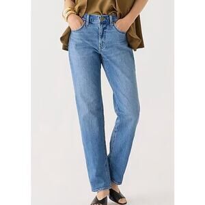 J. Crew Mid-Rise 90s Classic Straight Leg Jeans Size 32 Tall